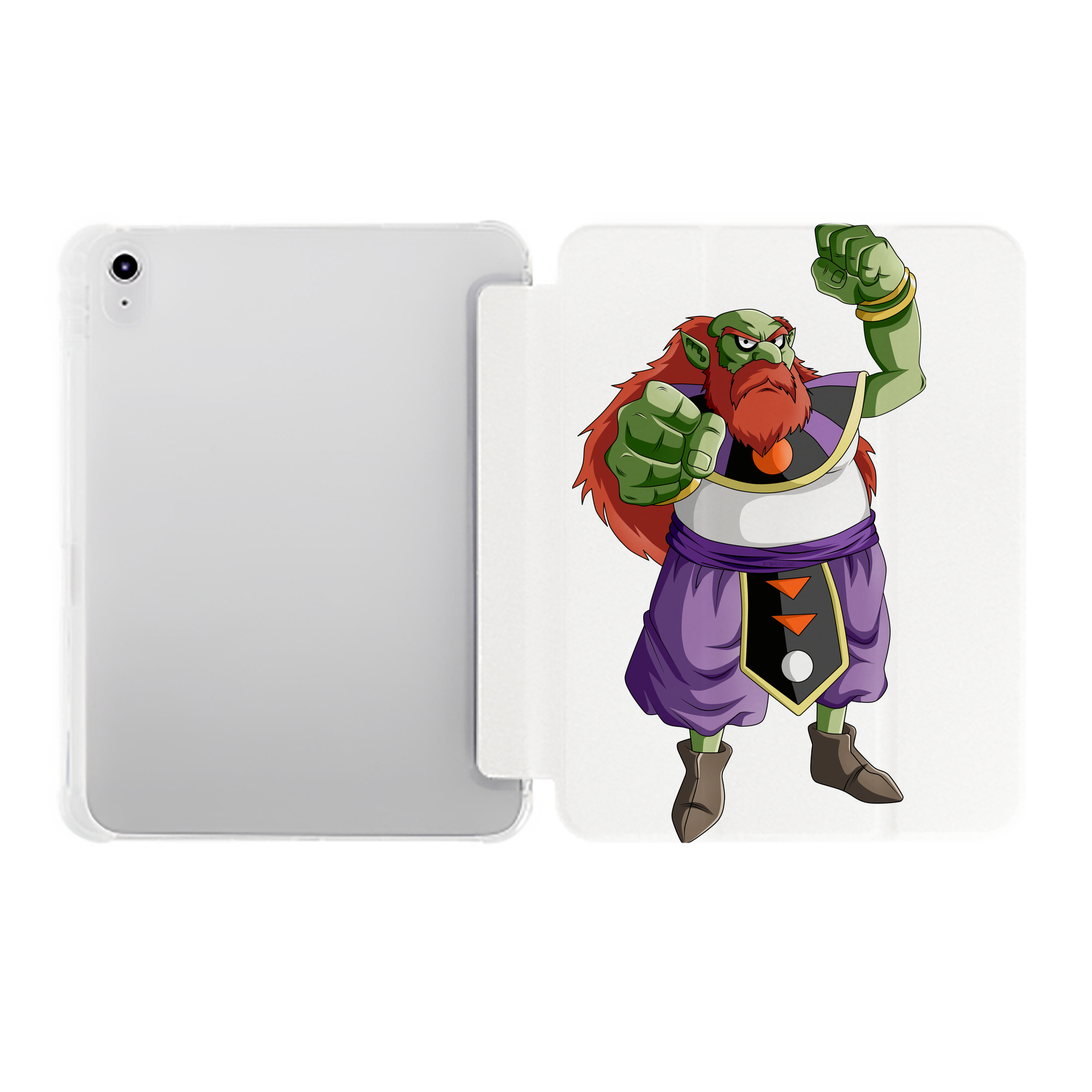 （画像用） ドラゴンボール DRAGON BALL IPad ケース ペン収納付き 三つ折りスタンド PUレザー×シリコン 対応機種9.5/10.5/10.9インチ